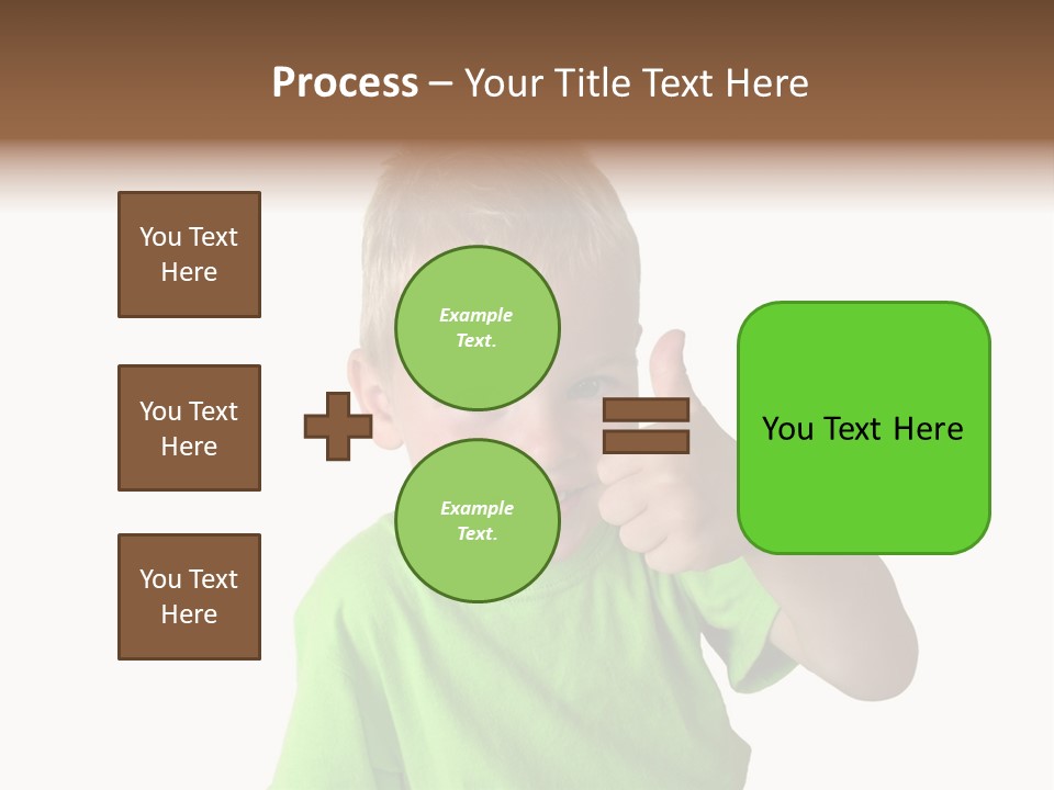 Boy Giving Ok PowerPoint Template