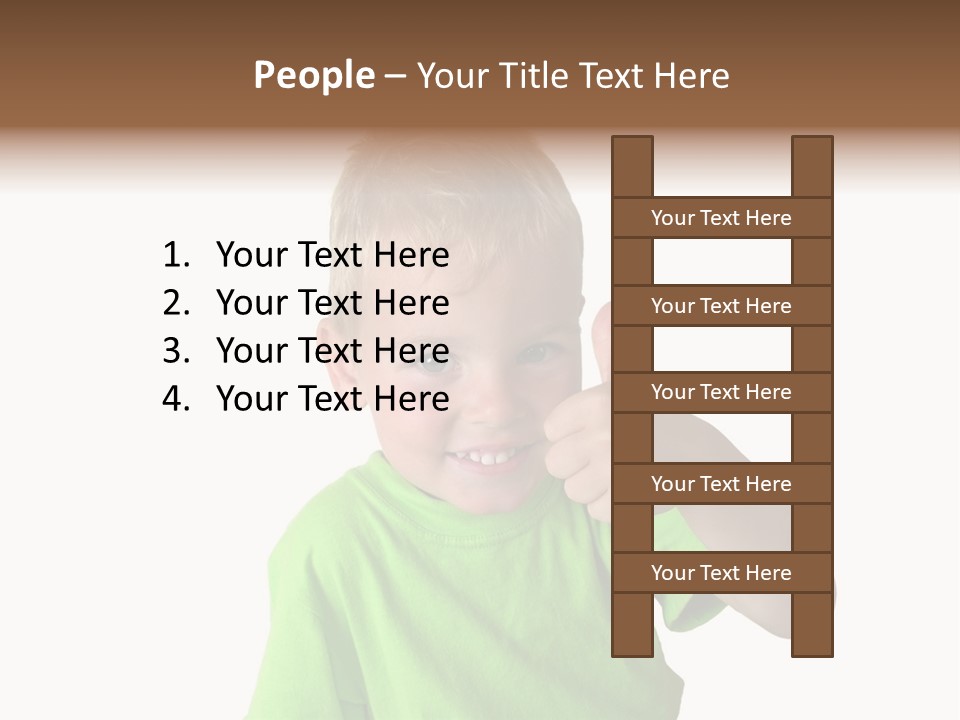 Boy Giving Ok PowerPoint Template