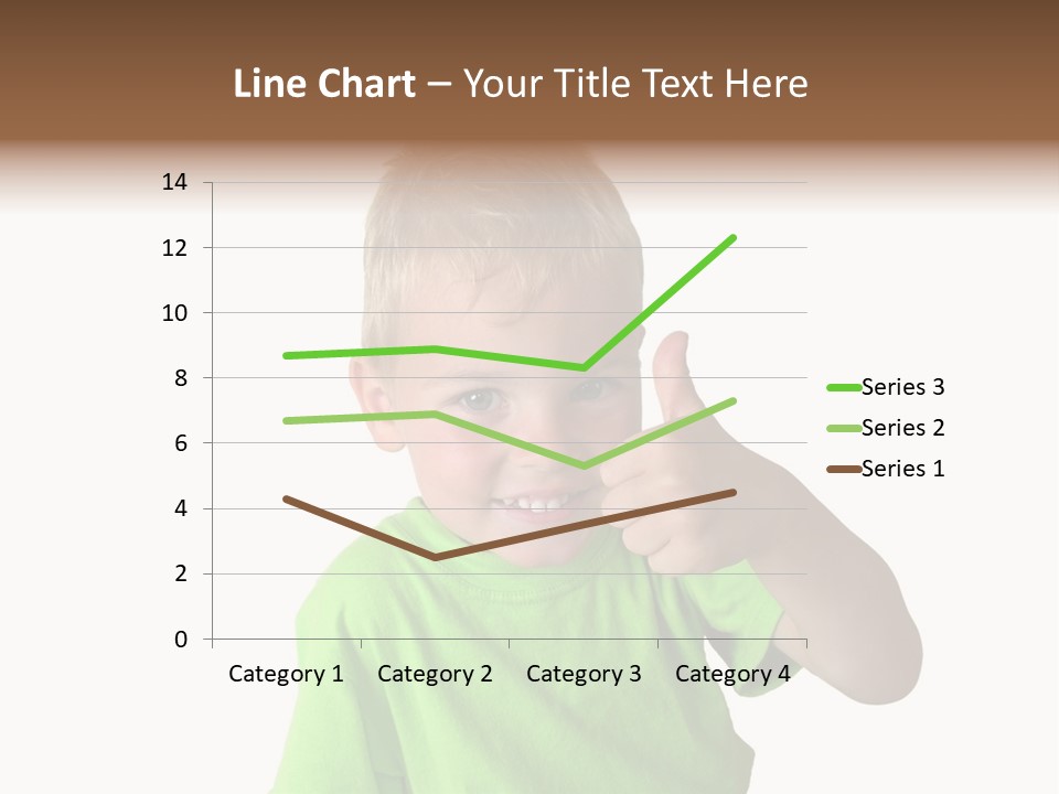 Boy Giving Ok PowerPoint Template