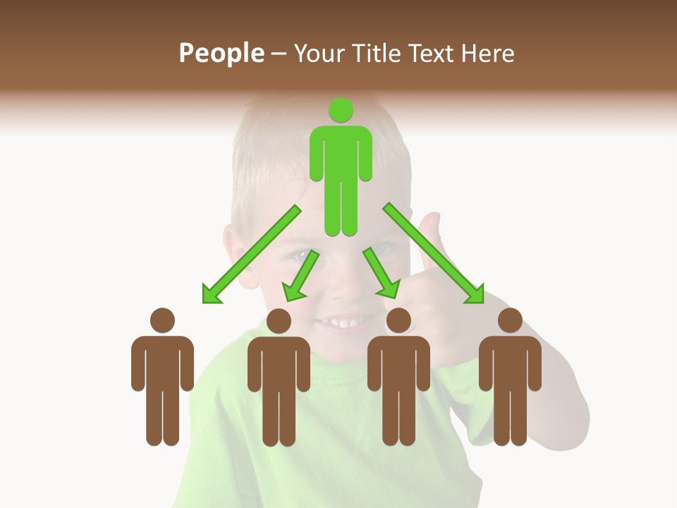 Boy Giving Ok PowerPoint Template