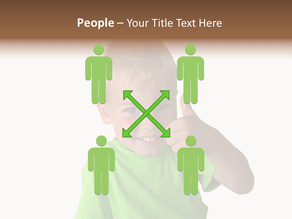 Boy Giving Ok PowerPoint Template