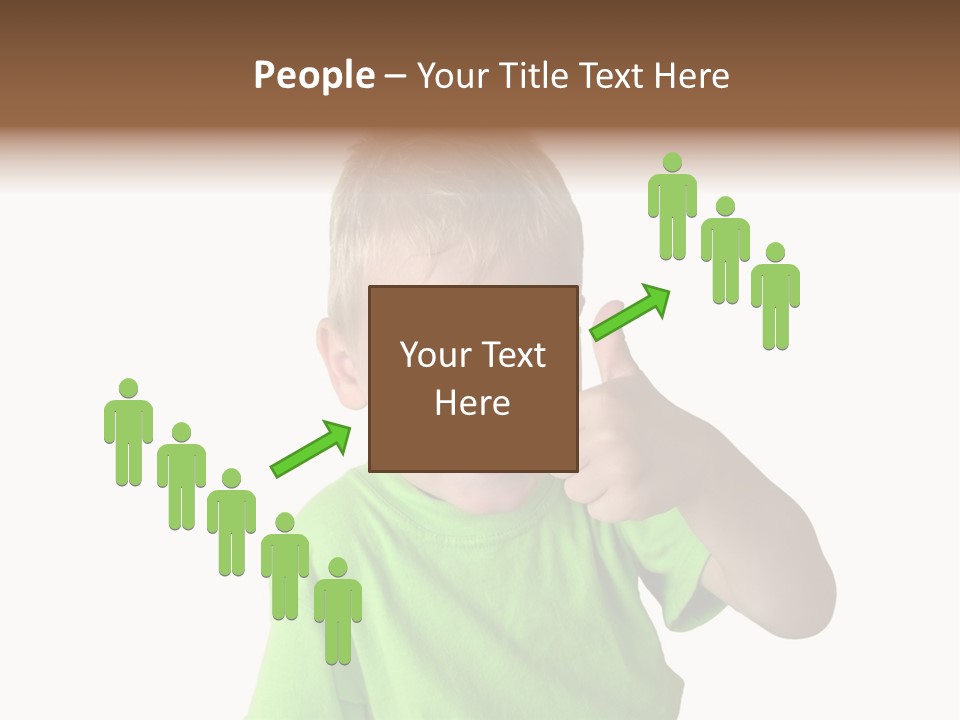 Boy Giving Ok PowerPoint Template