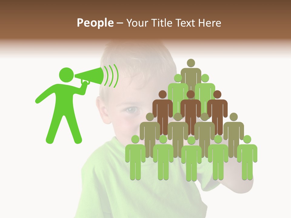 Boy Giving Ok PowerPoint Template