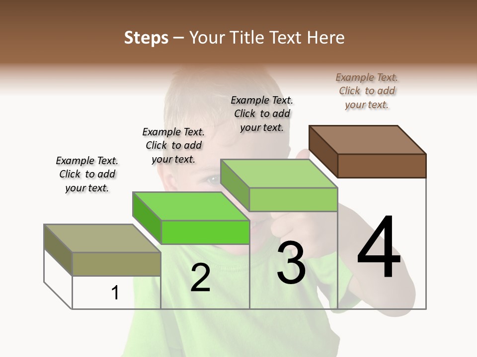 Boy Giving Ok PowerPoint Template