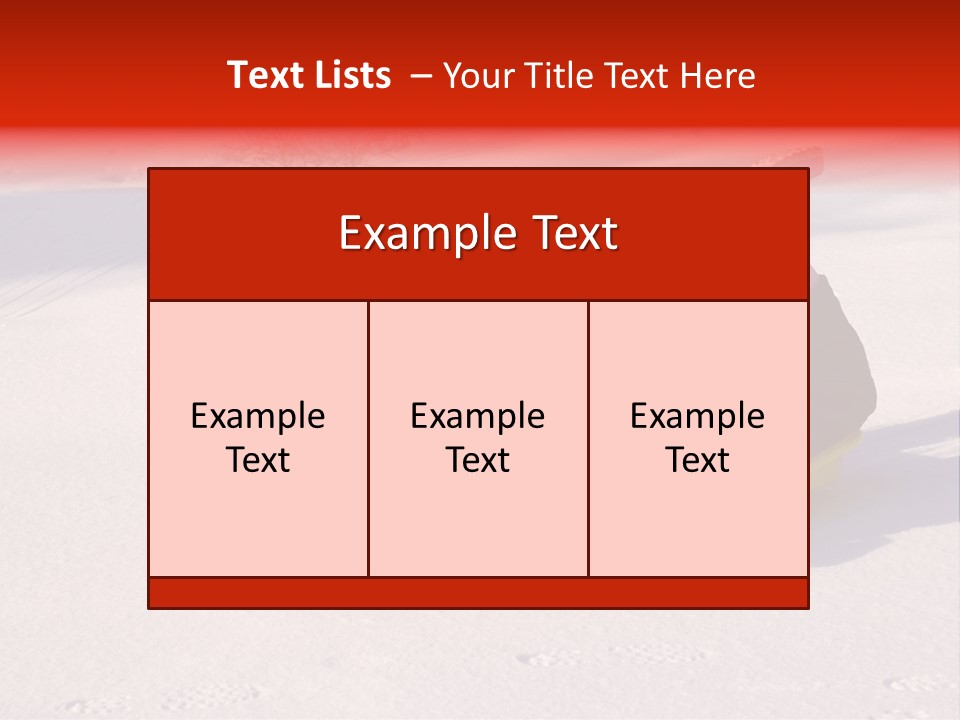 Young Bundled Up Girl Sleds On Frozen Lake PowerPoint Template