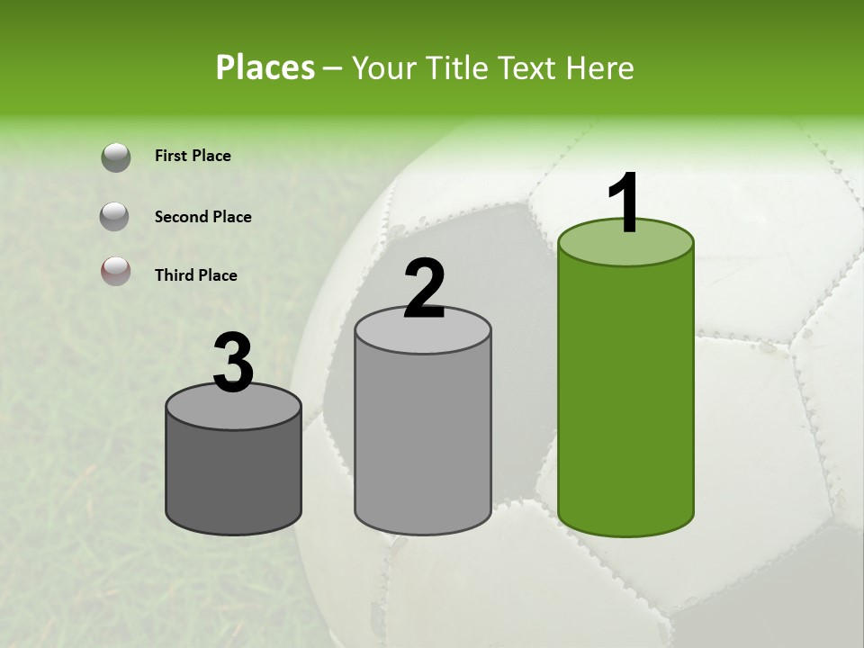 A Worn-Out Soccer Ball PowerPoint Template