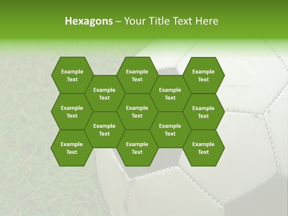 A Worn-Out Soccer Ball PowerPoint Template