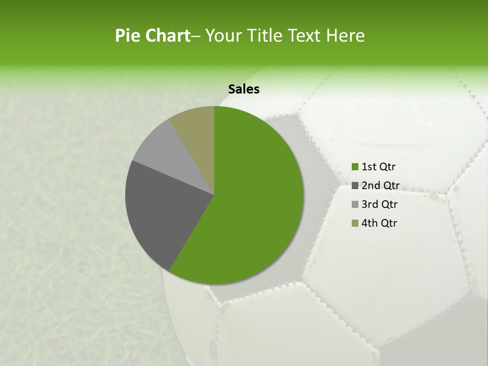 A Worn-Out Soccer Ball PowerPoint Template