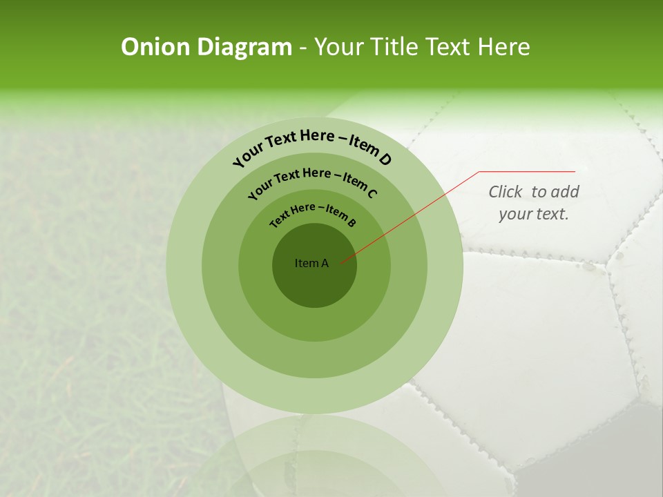 A Worn-Out Soccer Ball PowerPoint Template