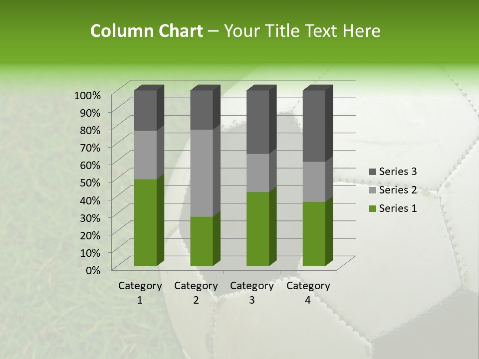 A Worn-Out Soccer Ball PowerPoint Template