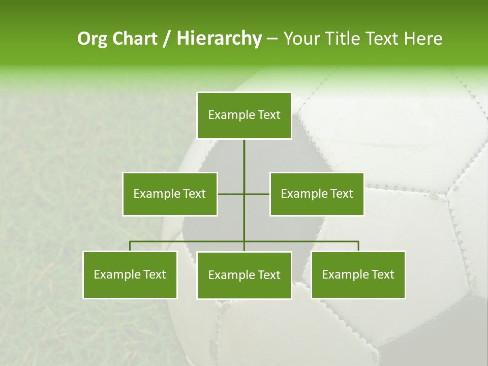A Worn-Out Soccer Ball PowerPoint Template