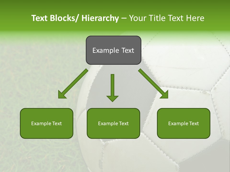 A Worn-Out Soccer Ball PowerPoint Template
