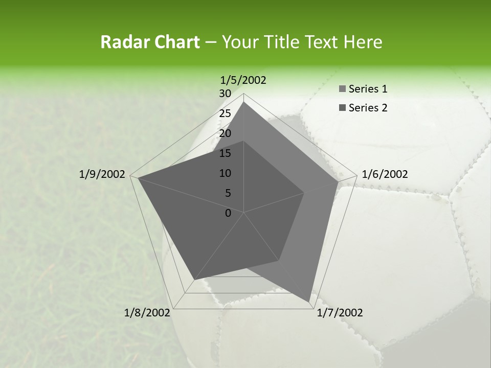 A Worn-Out Soccer Ball PowerPoint Template