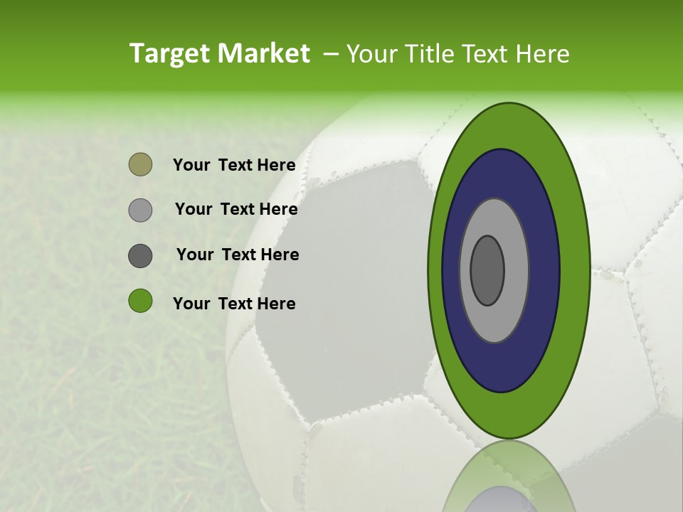A Worn-Out Soccer Ball PowerPoint Template