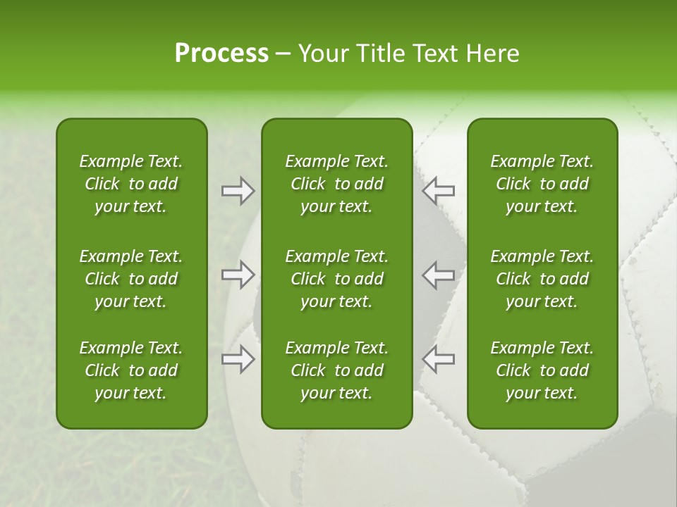 A Worn-Out Soccer Ball PowerPoint Template