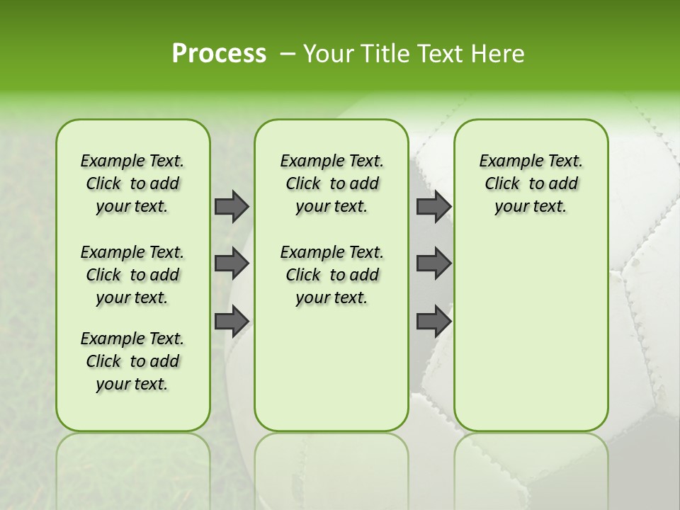 A Worn-Out Soccer Ball PowerPoint Template