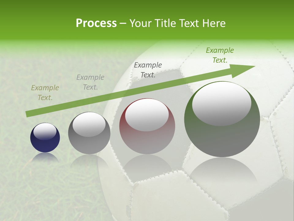 A Worn-Out Soccer Ball PowerPoint Template