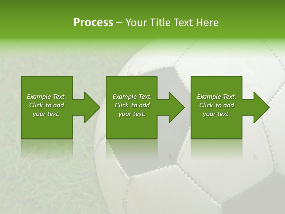 A Worn-Out Soccer Ball PowerPoint Template