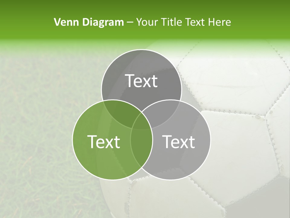 A Worn-Out Soccer Ball PowerPoint Template