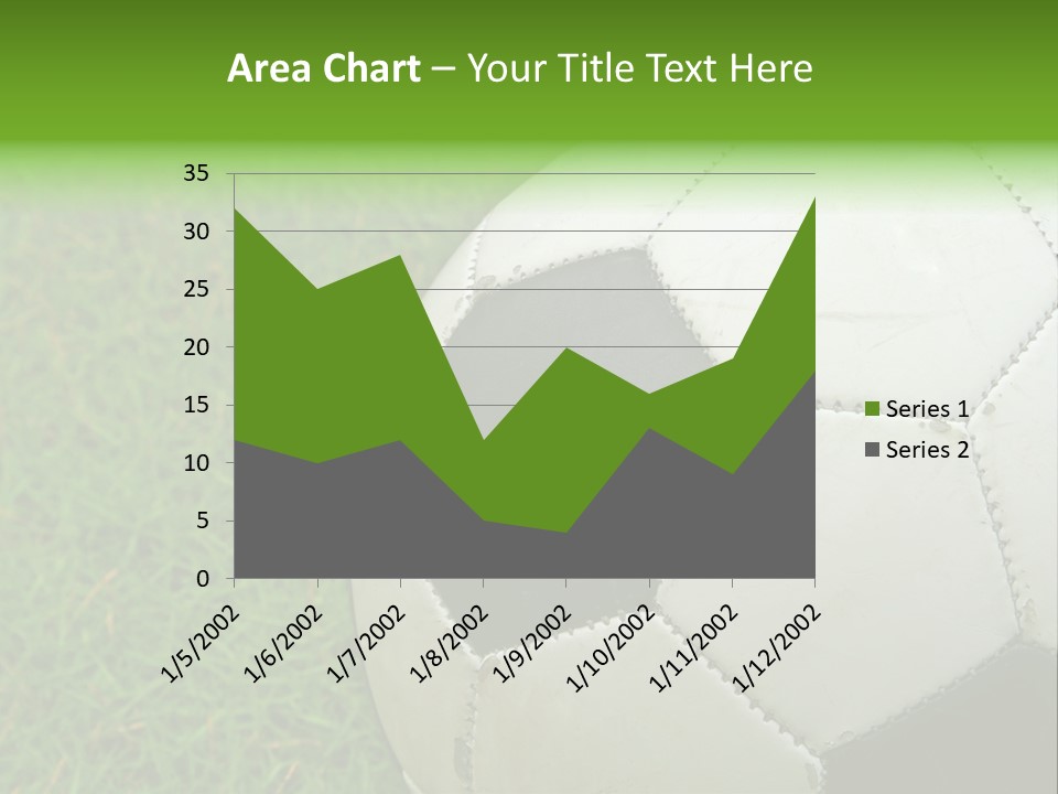 A Worn-Out Soccer Ball PowerPoint Template