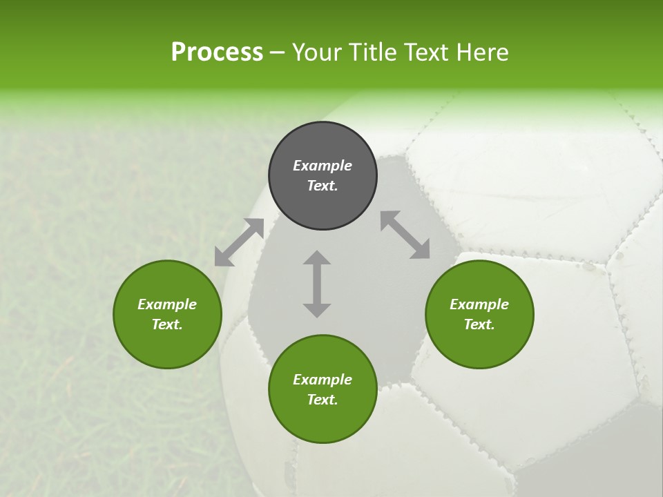 A Worn-Out Soccer Ball PowerPoint Template