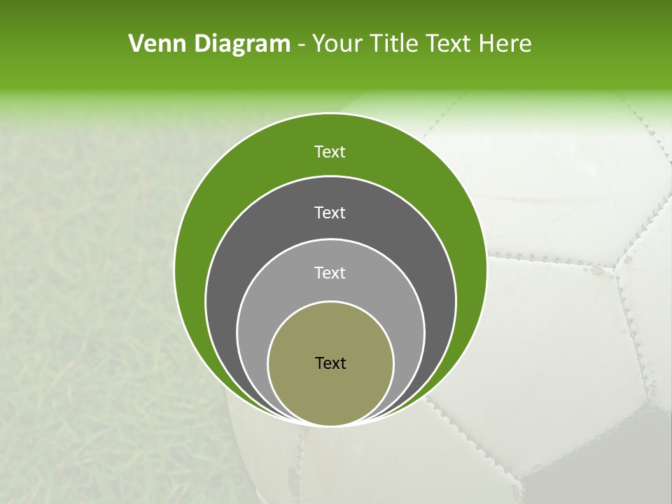 A Worn-Out Soccer Ball PowerPoint Template