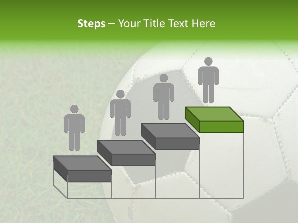 A Worn-Out Soccer Ball PowerPoint Template