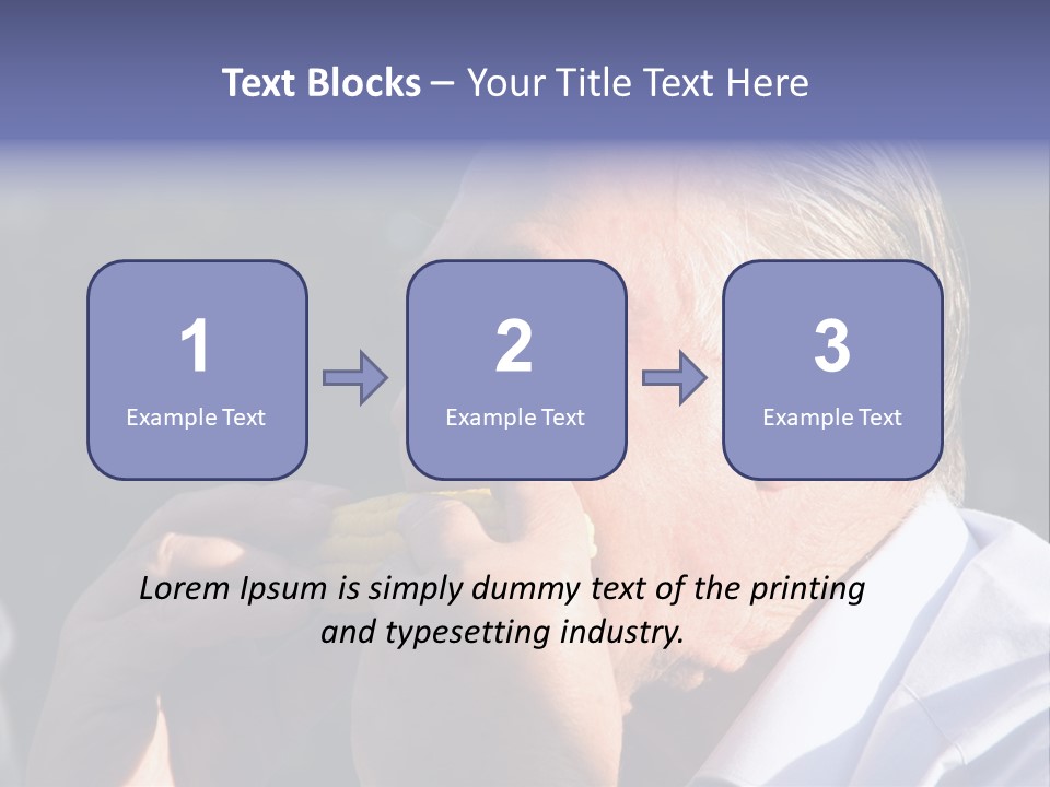 Eating Corn PowerPoint Template