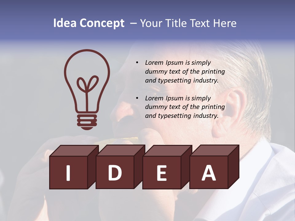 Eating Corn PowerPoint Template