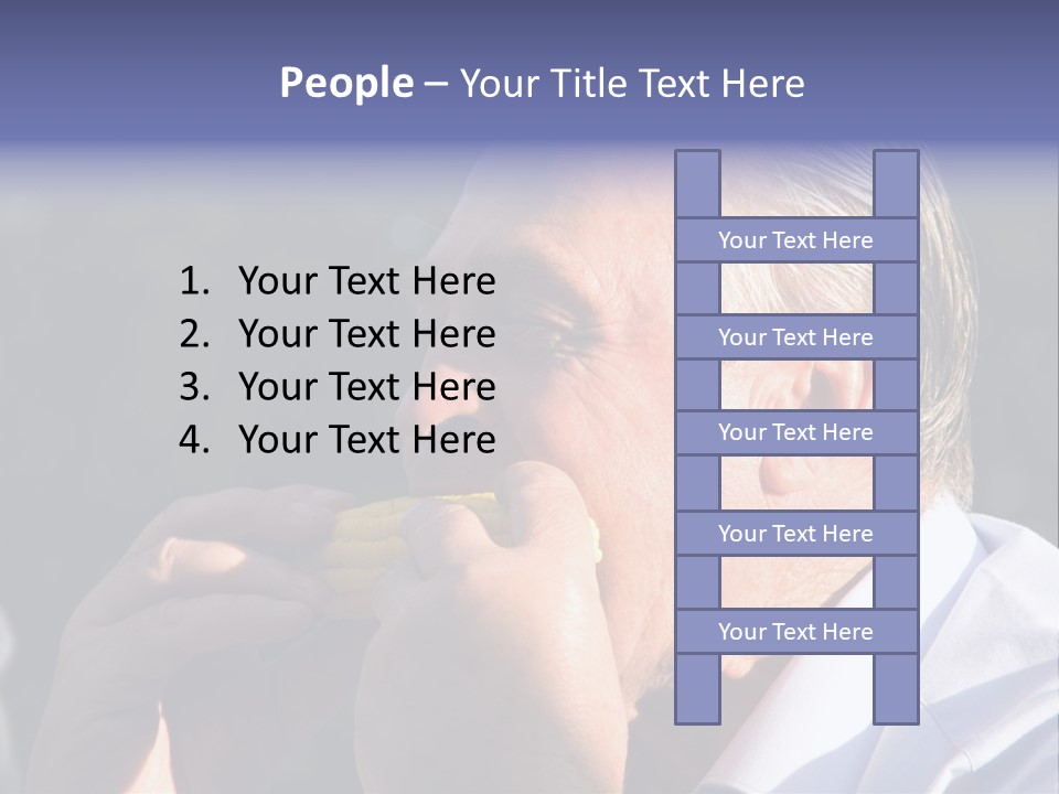 Eating Corn PowerPoint Template