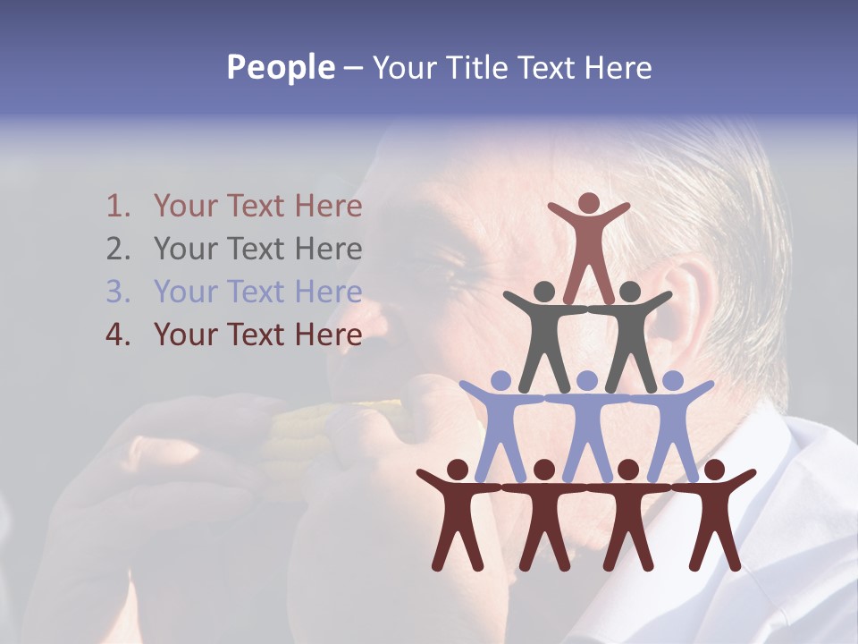 Eating Corn PowerPoint Template
