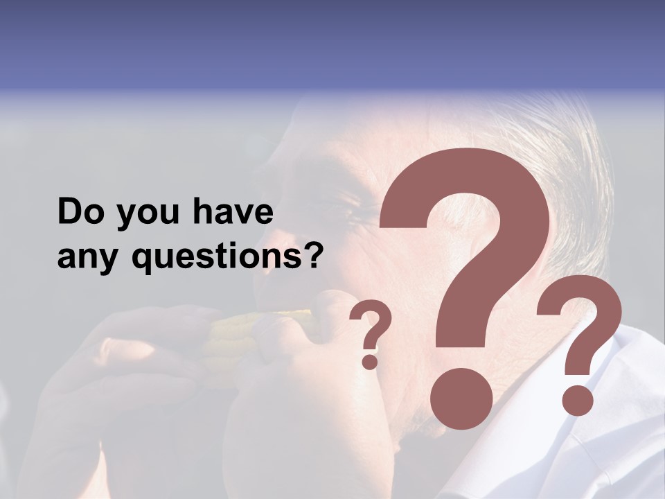 Eating Corn PowerPoint Template