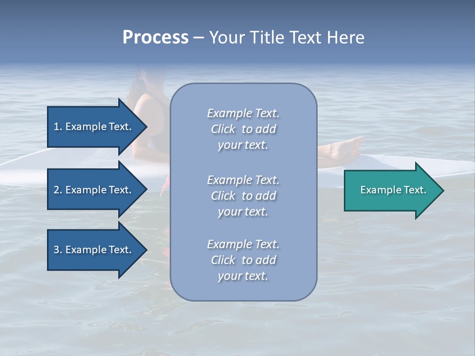 Teenage Girl In A Canoe PowerPoint Template