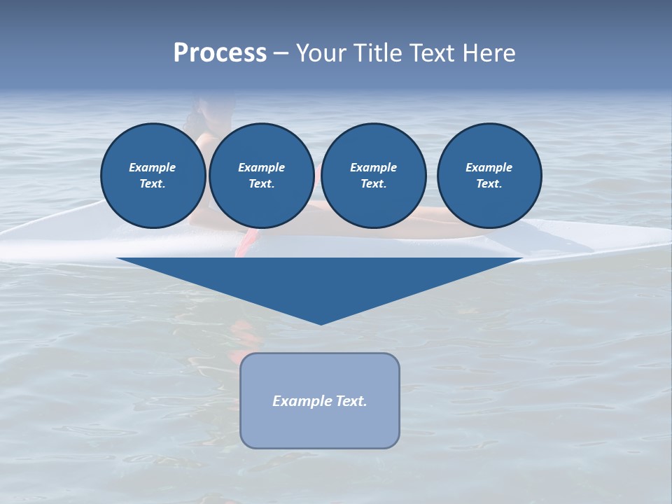 Teenage Girl In A Canoe PowerPoint Template