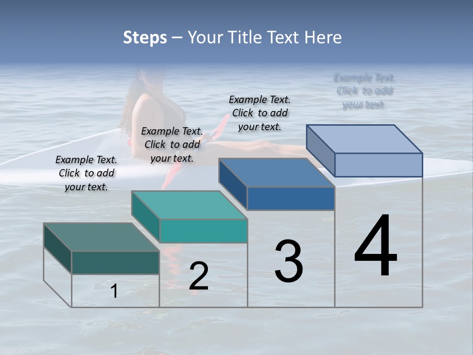 Teenage Girl In A Canoe PowerPoint Template