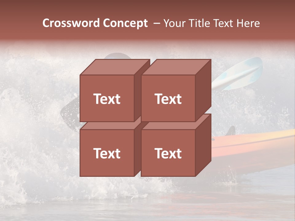 Kayak Surfing PowerPoint Template