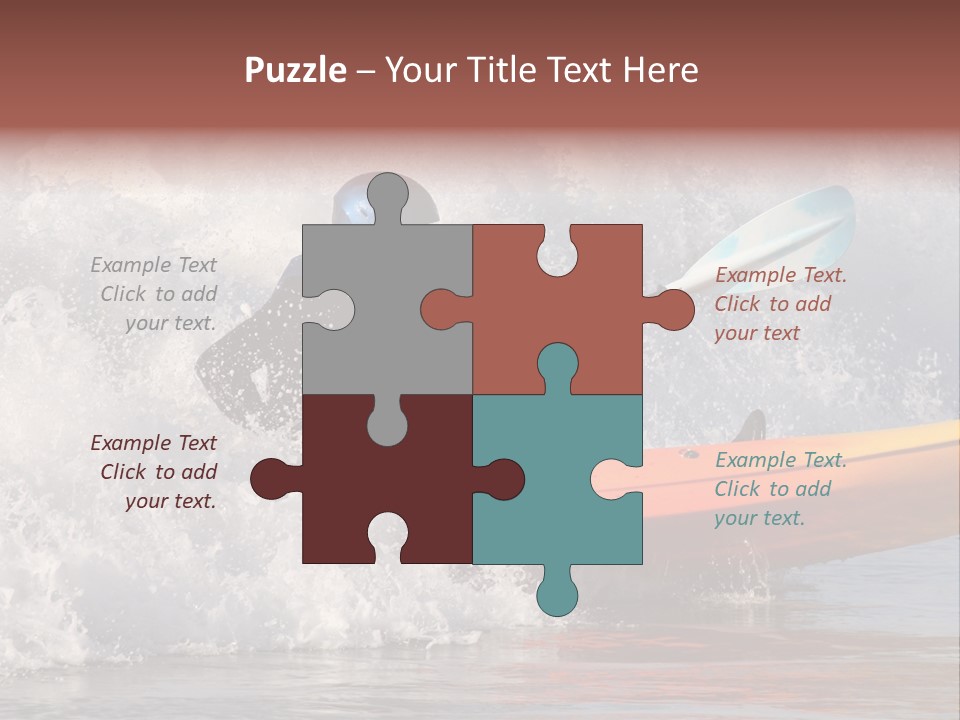 Kayak Surfing PowerPoint Template
