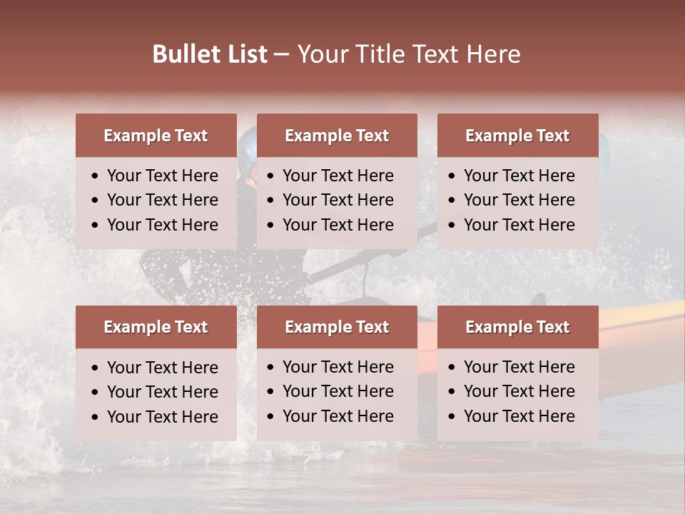 Kayak Surfing PowerPoint Template