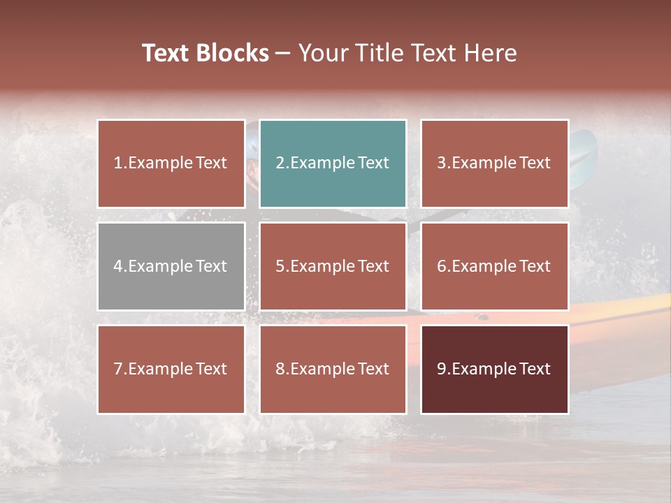 Kayak Surfing PowerPoint Template