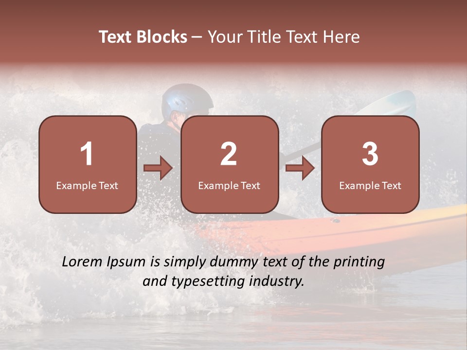Kayak Surfing PowerPoint Template