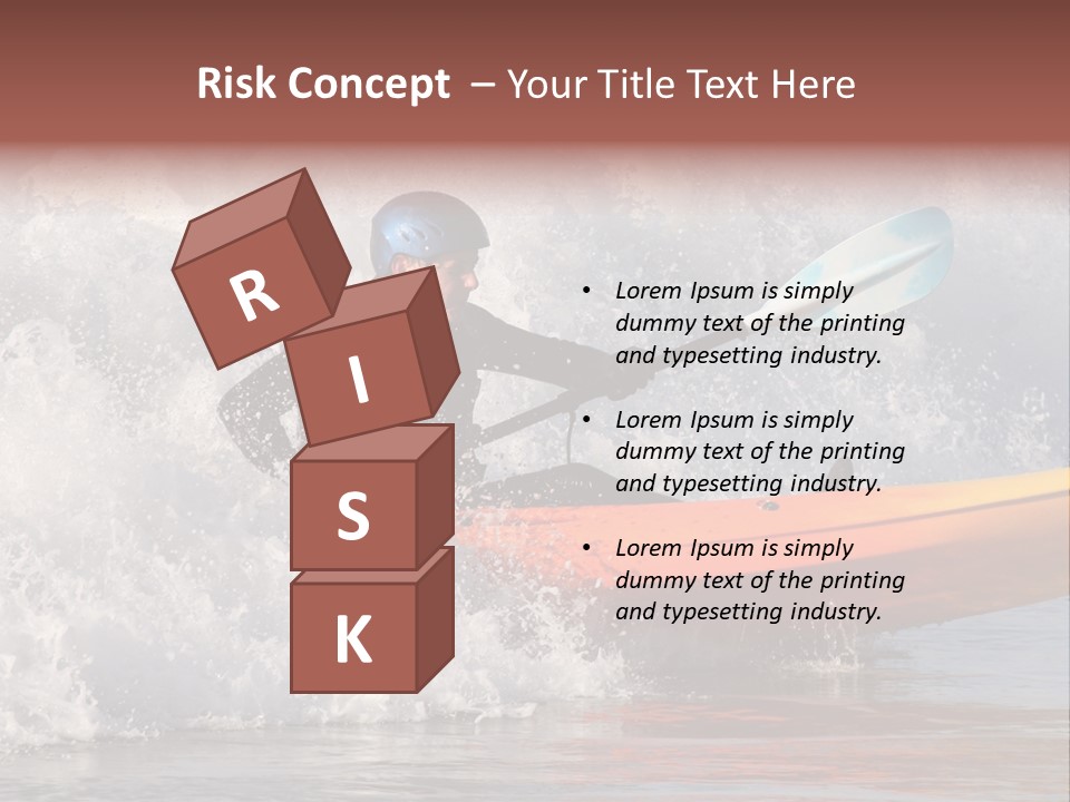 Kayak Surfing PowerPoint Template
