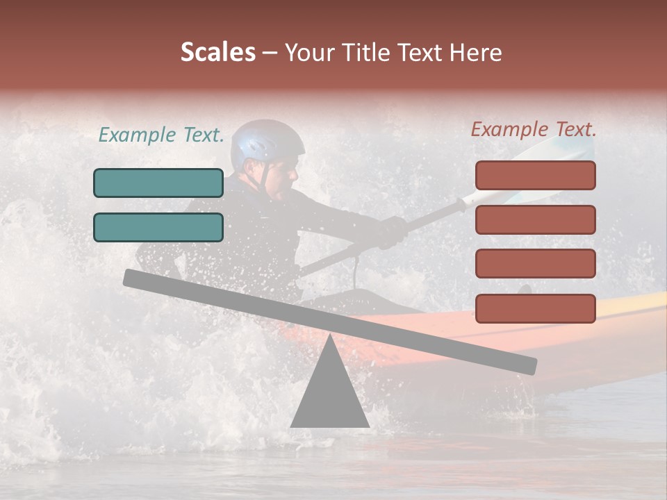 Kayak Surfing PowerPoint Template