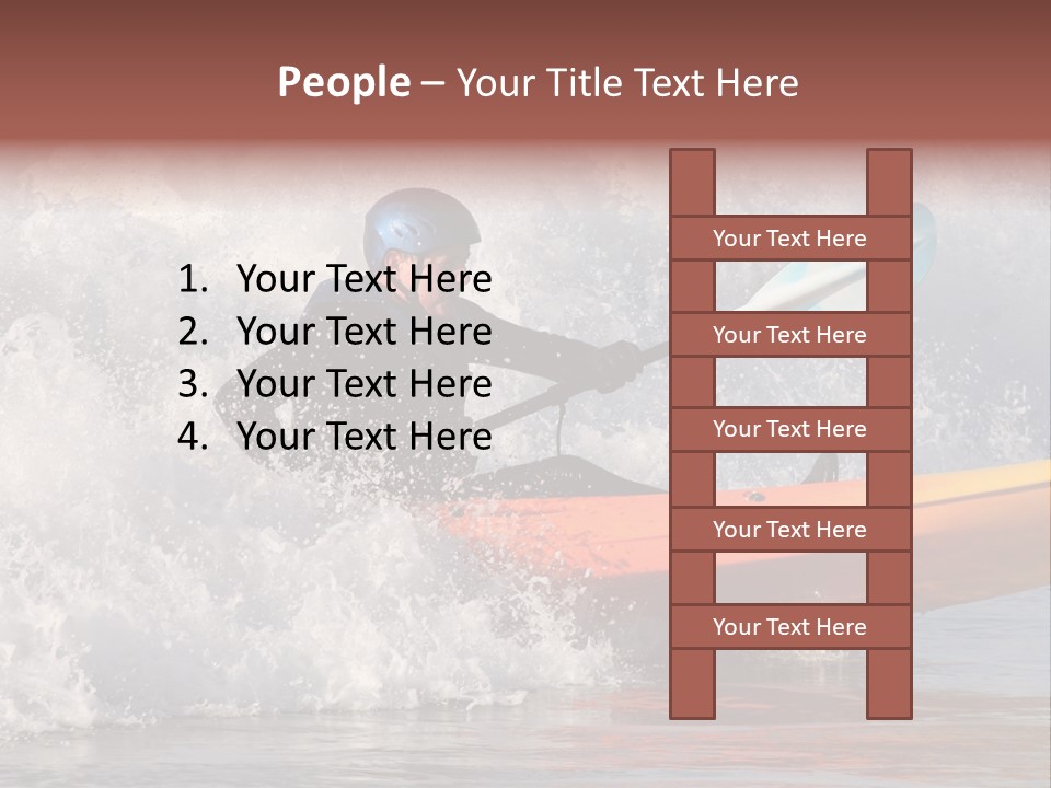 Kayak Surfing PowerPoint Template