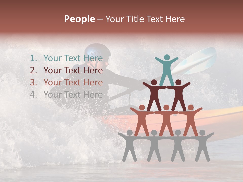 Kayak Surfing PowerPoint Template