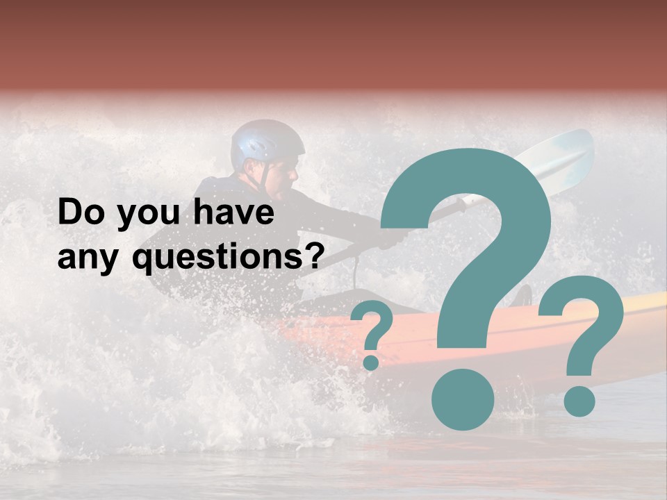 Kayak Surfing PowerPoint Template