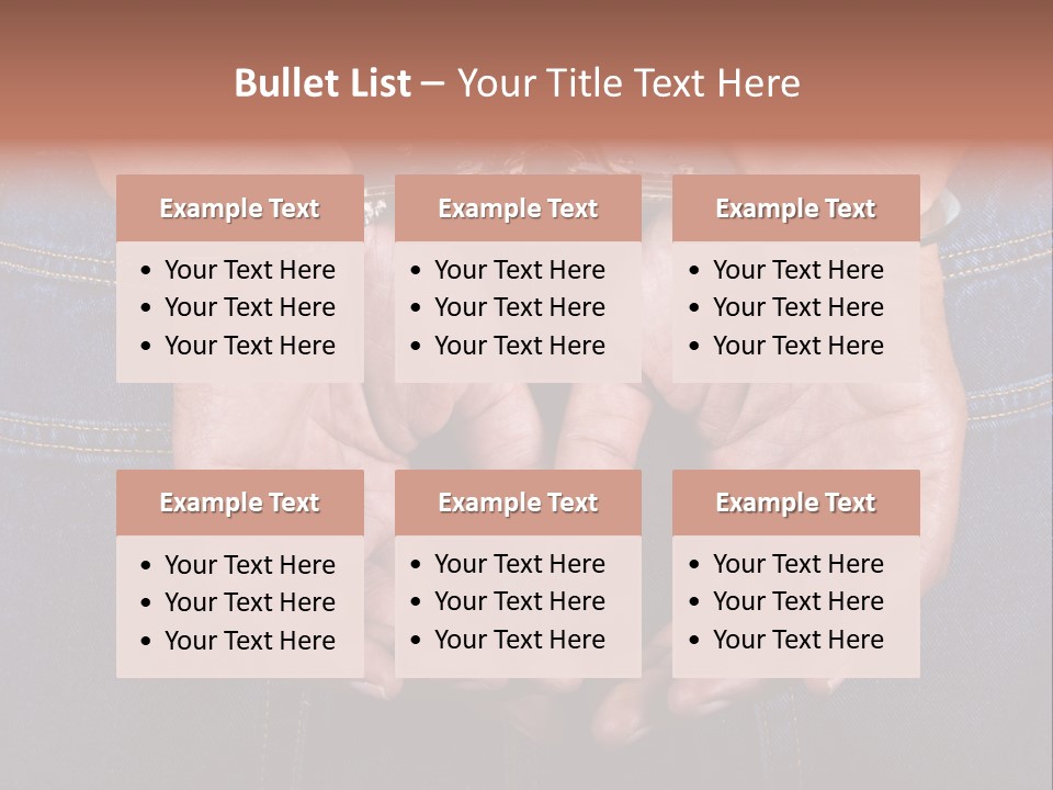 Man Handcuffed Hands At The Back PowerPoint Template