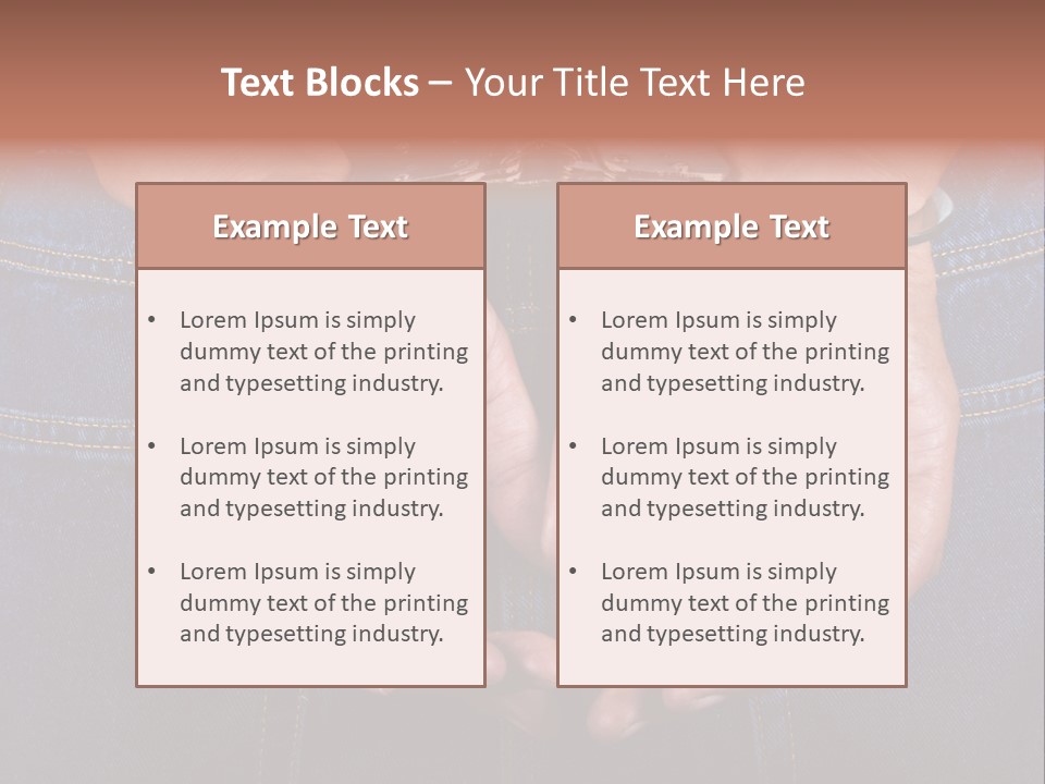 Man Handcuffed Hands At The Back PowerPoint Template