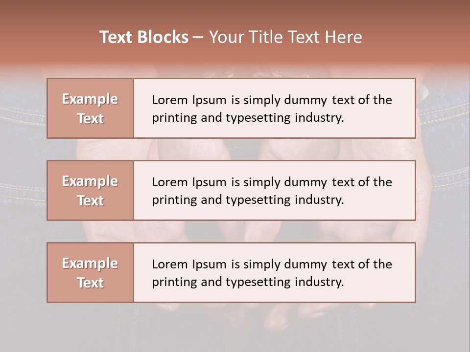 Man Handcuffed Hands At The Back PowerPoint Template