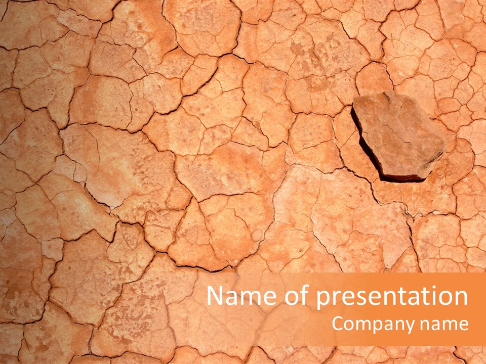 Cracking Up:a Conceptual Image To Indicate Stress, Cracking Under Pressure, Or As A Texture/Bg. PowerPoint Template