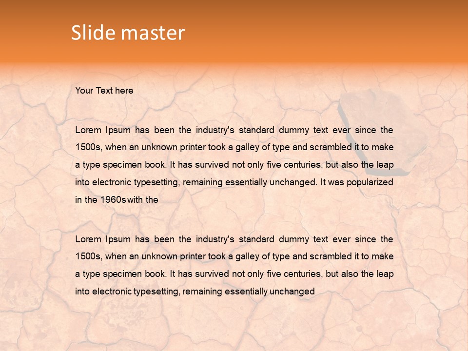 Cracking Up:a Conceptual Image To Indicate Stress, Cracking Under Pressure, Or As A Texture/Bg. PowerPoint Template